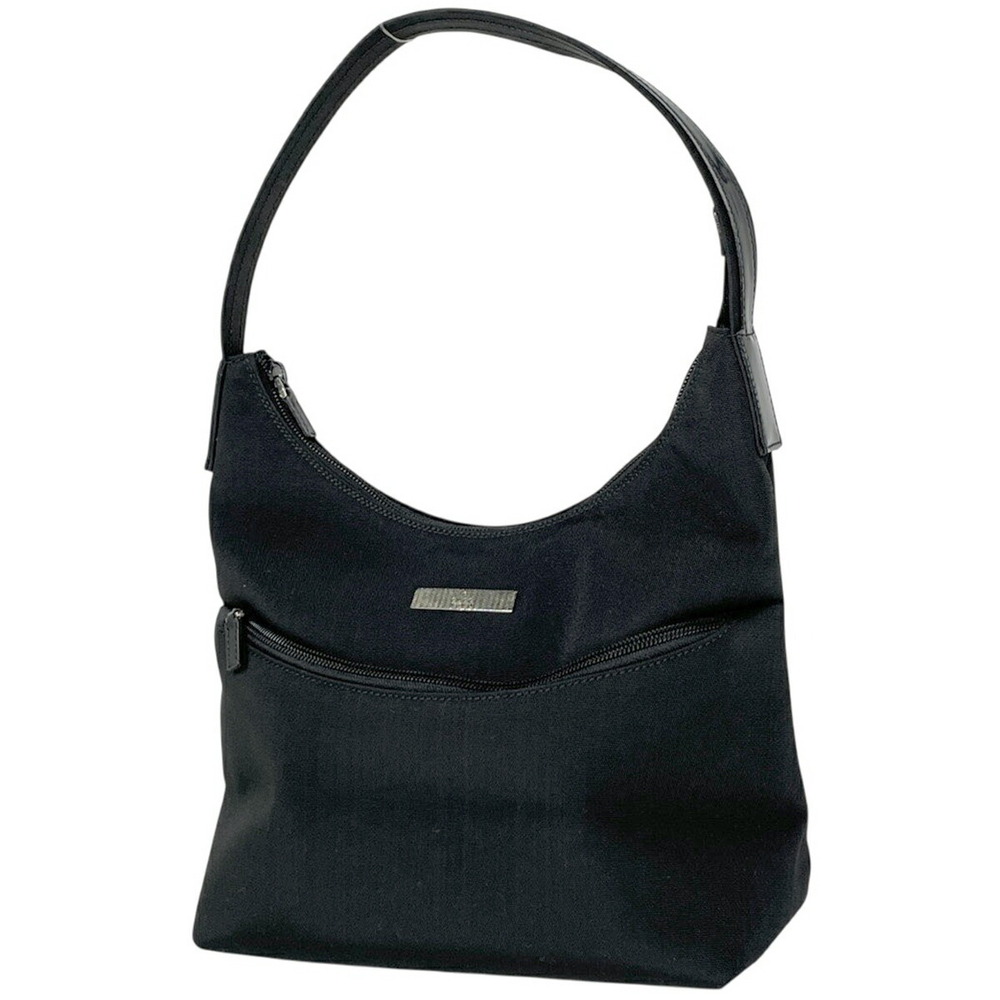 Gucci Logo Shoulder Bag Hobo Black